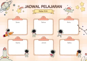 jadwal belajar